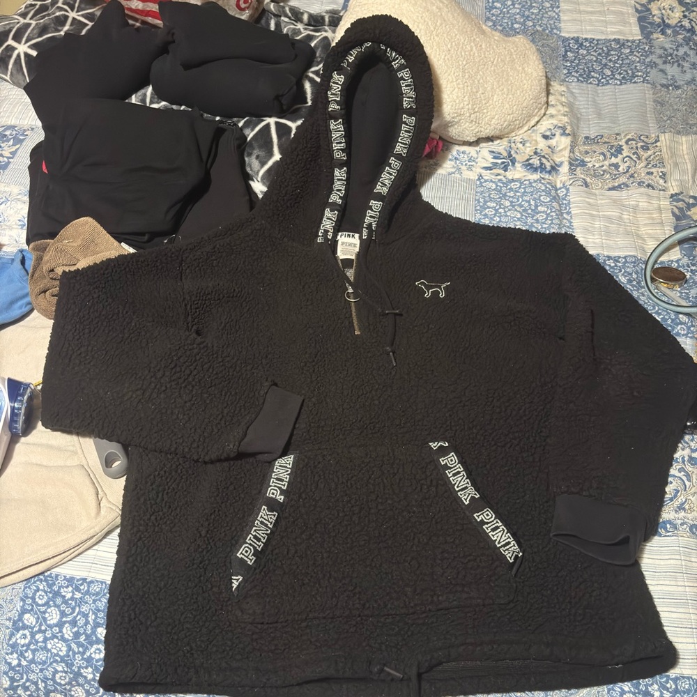 VS PINK Sherpa hoodie
